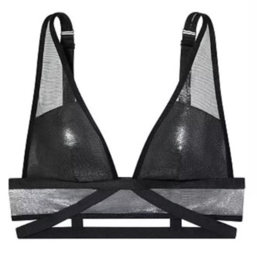 VICTORIA'S SECRET Shine Strappy Mesh BRA S NWT - Picture 7 of 7